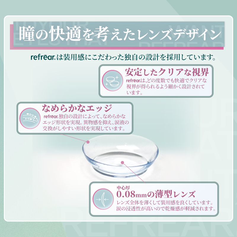 Refrear 1month UV 6枚入